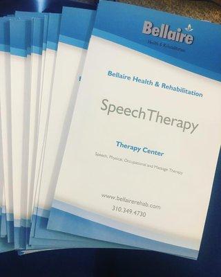 Go to our site and sign up for our speech therapy fluency classes if needed.  www.bellairerehab.com