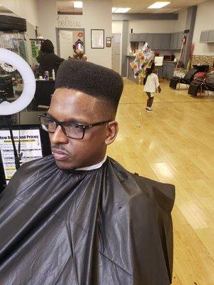 High Top fade...