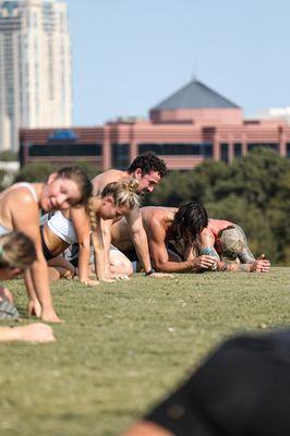 Community Workout located at Mount Trashmore Park!