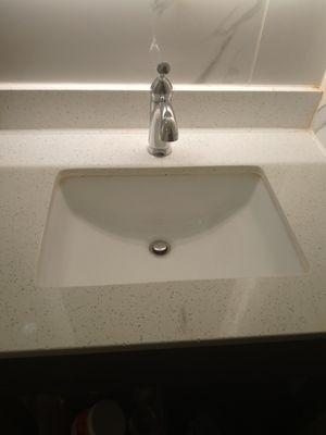 Deep clean bathroom sink