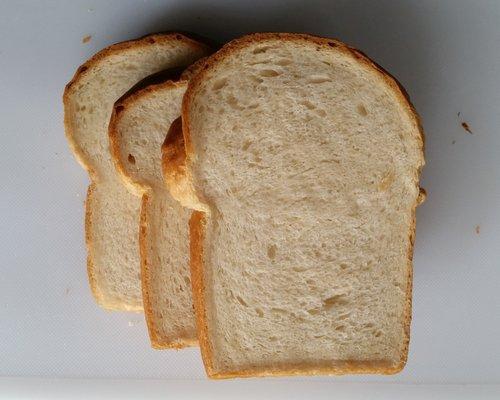 Organic flour bread ($2.50)