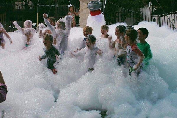 Kids will have a blast playing in a ton of foam.