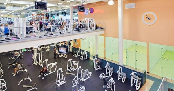 Large fitness area