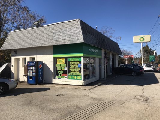 Auto repair bays and office