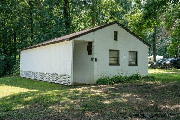 Bathhouses for our campers