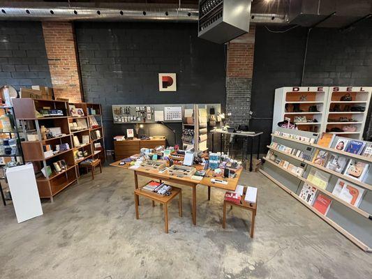 Interior of the shop, which is part of a collective of small businesses