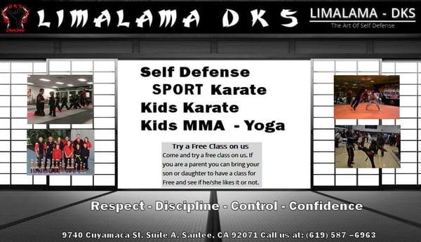 Karate, Yoga and MMA classes