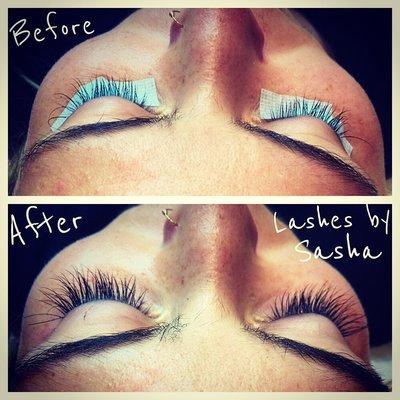 Individual eyelash extensions - cat eye shape. Illuminate the windows to your Soul while downloading information from the Universe.