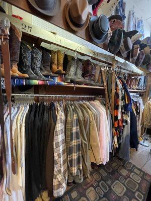 The Interior of The Great Eastern Trading Company a small Vintage Shop loaded with Cool Merch in Cambridge MA.