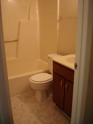 2 full bathrooms in each 2 and 3-bedroom apartment.