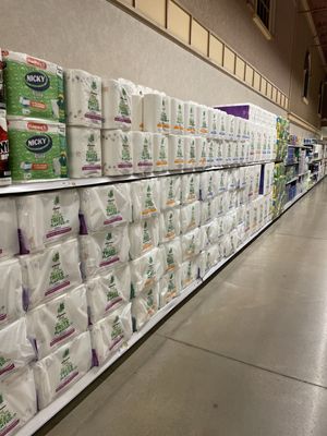 Buy paper towels and planting trees