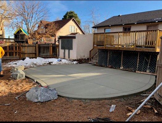 Concrete Patio