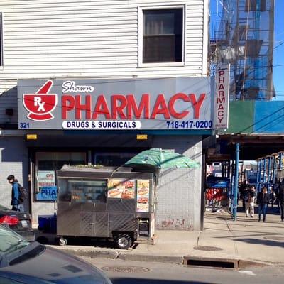 Closest independent pharmacy to the subway at Myrtle-Wyckoff.