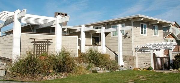 Addition and remodel of a beach house.