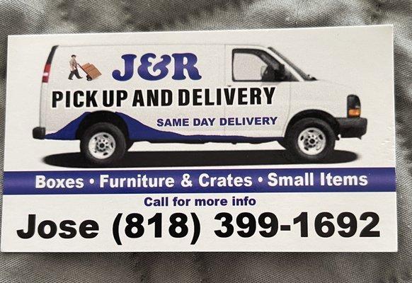 J&R Pick-up and Delivery