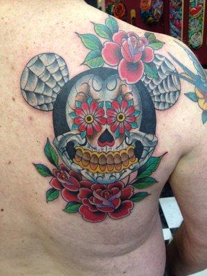 Mickey sugar skull