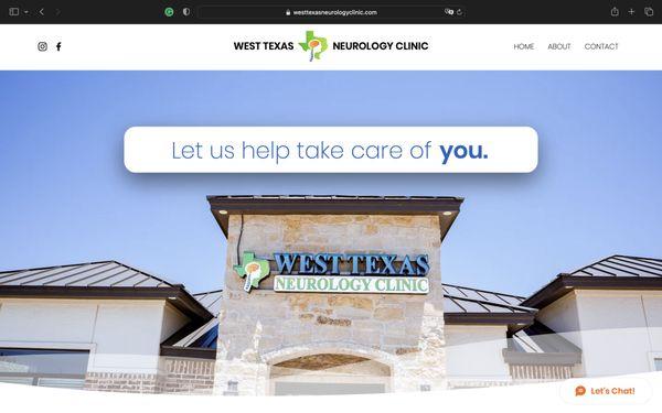 Web Design for West Texas Neurology Clinic.