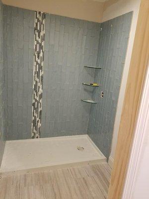 Shower Install.