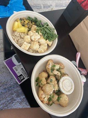 custom cauliflower wings (served with ranch - vegan) i'll make my own healthy chinese bowl