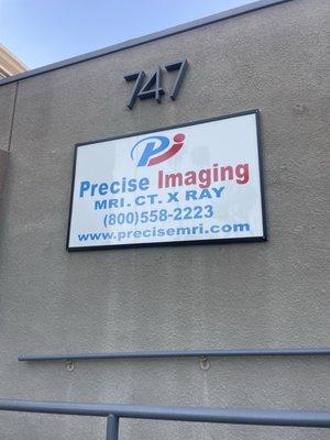 Precise imaging front building