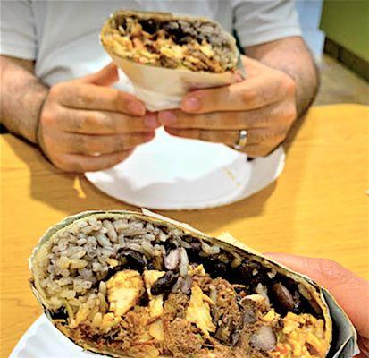 The best things come in bite-sized packages. Introducing the Burrito Wrap from Meat & Bite restaurant in Raleigh, NC.