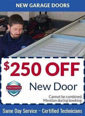 $250 Off New Doors!