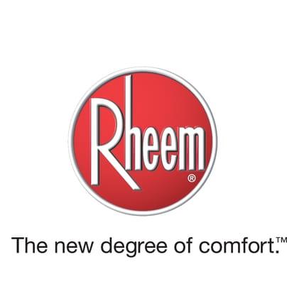 Proud installer of Rheem products.