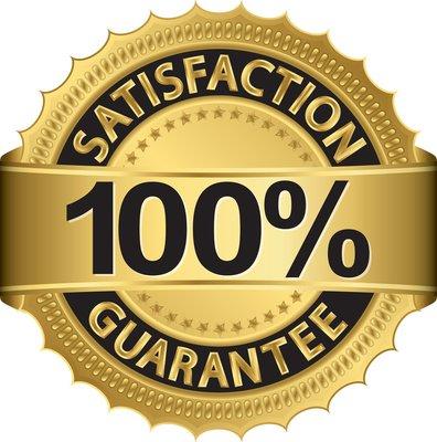 Satisfaction 100% Guaranteed