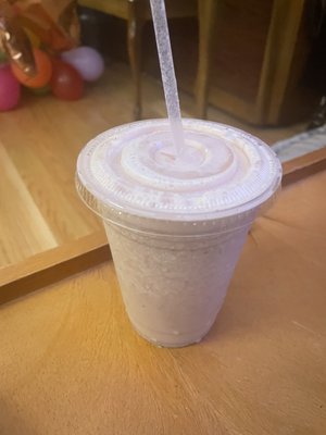 Shakes we got strawberry banana and the kids loved them!