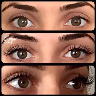 Classic lash extensions.