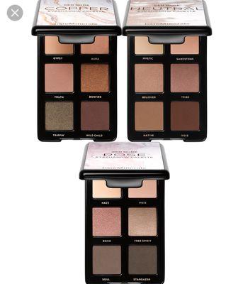 The new eyeshadow palettes from bare mineral!