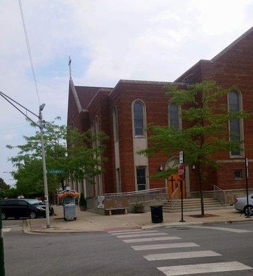 St. Pancratius Church on se corner of 40th St. & Sacramento Ave.