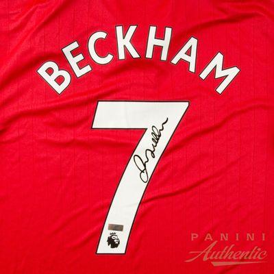 David Beckham Autographed Jersey