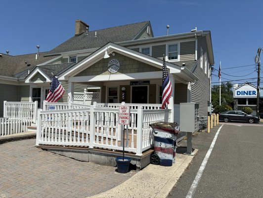 Rear parking entrance (main entrance)