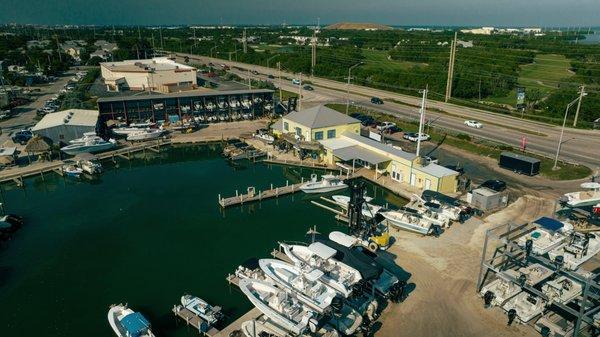 We are directly across the street from Key West Golf Club on US 1.