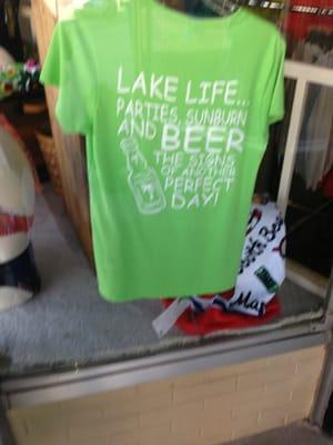 Also your official lakeside clothing store!