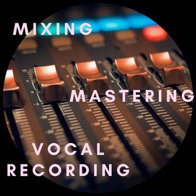 We offer vocal recording, mixing, and mastering for artist, instrumentalist, school projects, commercials, etc.