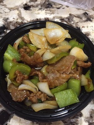 Pepper Steak - not that great tasting