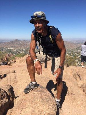 Top of Phoenix Arizona, Camelback mountain