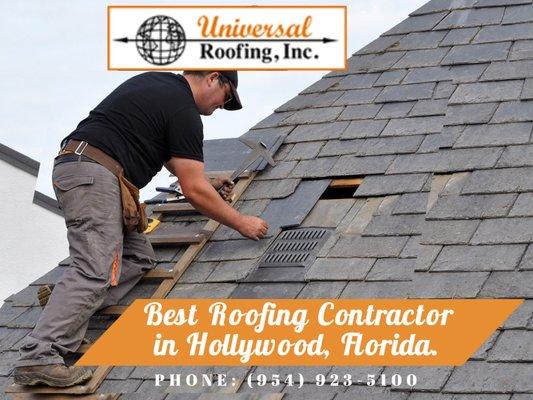 Universal Roofing - Best Roofing Contractor in Hollywood, Florida.