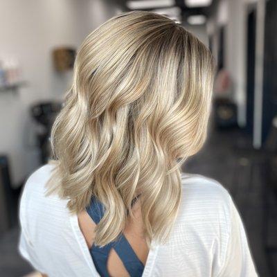 Blonde highlights