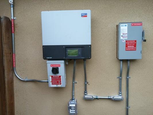 SMA 6000 inverter, plans by SD Solar Permits