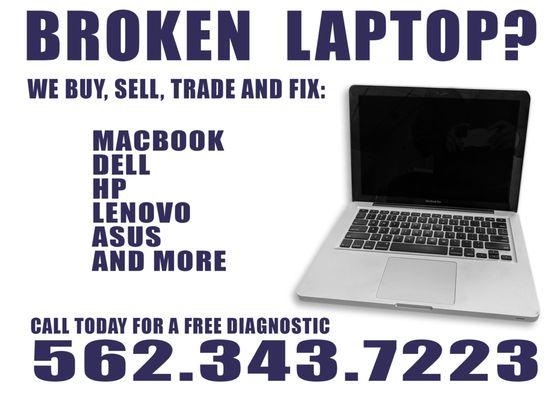 Broken Laptop Ad