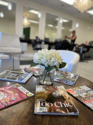 Hair Studio seating area!