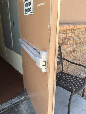 New exit device installation in Scottsdale, AZ 85251. We do Service like Car key replacement, house rekey and lockout. https://goo.gl/GbcxWD