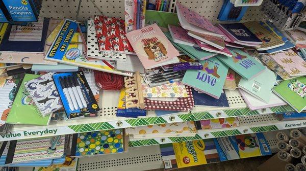 Stationary section is a mess