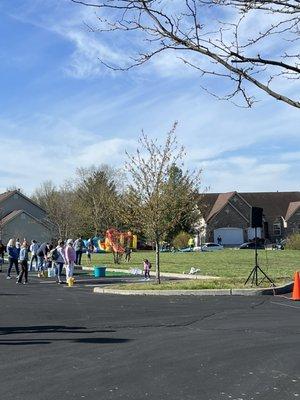 Games and bounce houses