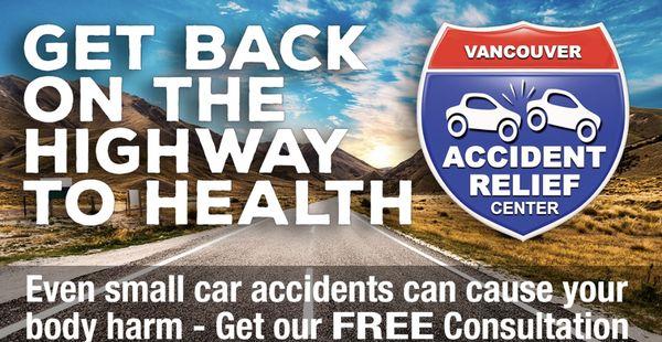 Car accident relief.  Www.vancouverdisccenter.com 
360-727-0787