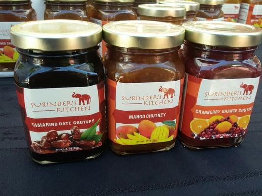 Chutneys. Very good.