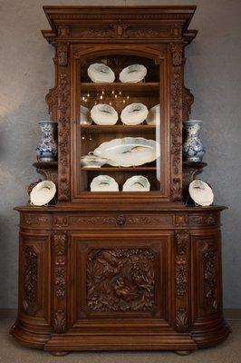 19th C hunt cabinet